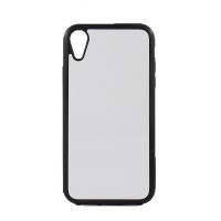 2D blank sublimation TPU cell phone cover case for iPhone Xr with metal sheet